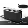 Tostadora Clatronic TA 3802 4 rebanadas 1400 W negra