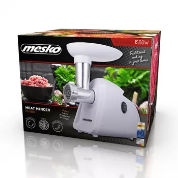 Picadora de carne Mesko Home MS 4809 1500 W blanca