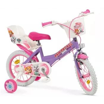 Bicicleta infantil 14 Paw Patrol Morada 1480 Niña TOIMSA