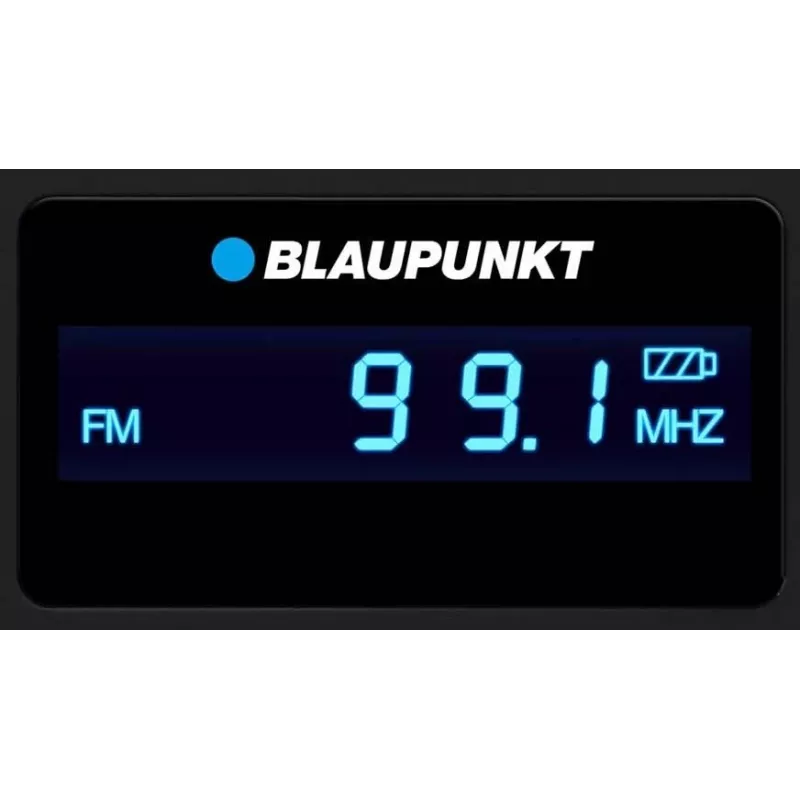 Radio Blaupunkt PR5BL analógica negra, azul
