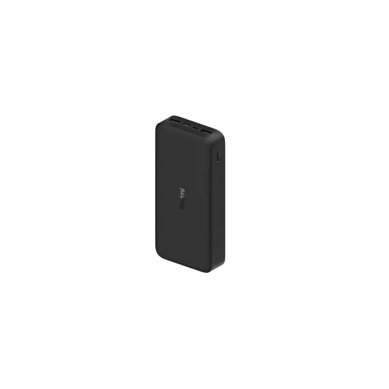 Xiaomi Mi 20000mAh Redmi Power Bank: 2 puertos USB-A, carga rápida para dos dispositivos a la vez, entrada dual Micro-USB/USB-C, batería portátil para dispositivos móviles