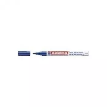 Rotulador permanente Edding 751 Punta redonda Azul
