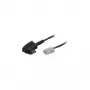 Cable adaptador para teléfono sin marca TAE-F a RJ-45, 2 m, transparente con extremos negros