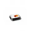 GEFU PREZISO Negro, Acero inoxidable encimera báscula de cocina electrónica rectangular