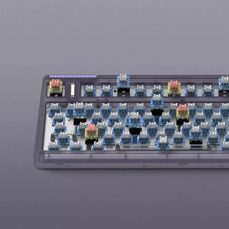 IQUNIX F97 Lavandin teclado gaming inalámbrico, RGB, switches MX Red, US
