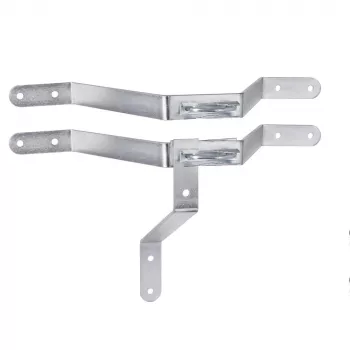 Soporte de montaje en mástil Extralink K250, 250 mm, con abrazaderas M8, acero, galvanizado