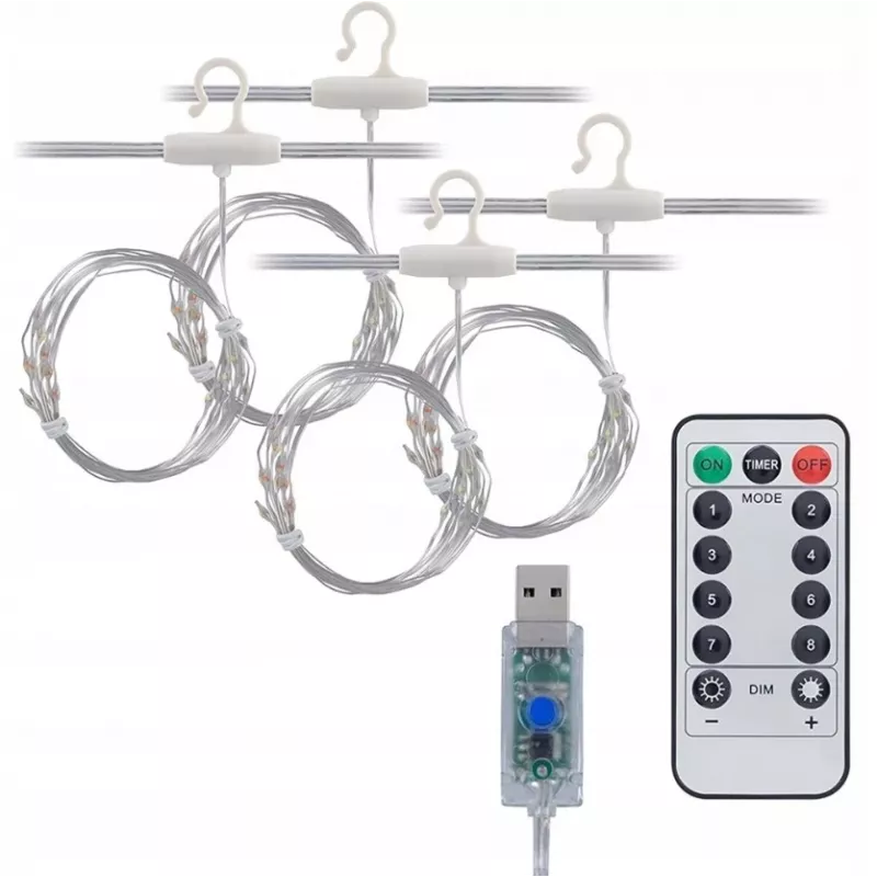 Cortina LED Extralink KURTYNA LED 3x3 con mando a distancia (modelo EX.73172)