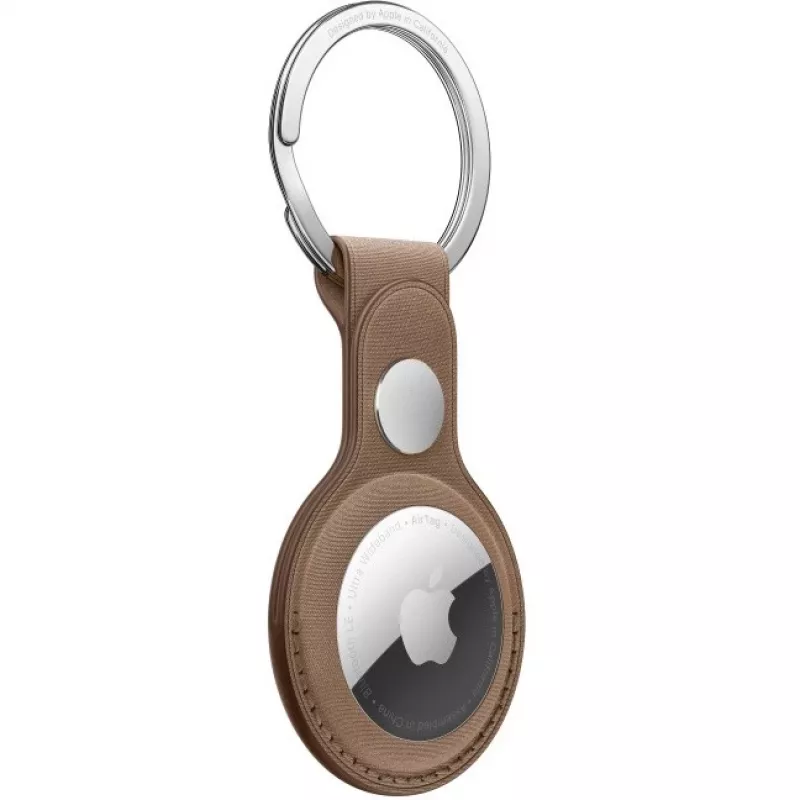 APPLE AirTag Llavero FineWoven Taupe