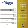 Fuente de alimentación TFX Akyga AK-T1-300 300 W, PFC activo, ventilador de 80 mm