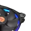 Thermaltake Riing 14 LED 256 Color CL-F043-PL14SW-B ventiladores de caja 140 mm, pack de 3, 600–1400 rpm, 4 pines