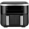 Freidora de aire Severin FR 2453 Double 3,25 L 2850 W negro plata