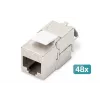 Módulo Keystone Digitus CAT 6A apantallado sin herramientas Módulo 48 uds.
