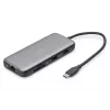 Estación de acoplamiento USB-C Digitus DA-70915 8 en 1 100W Power Delivery