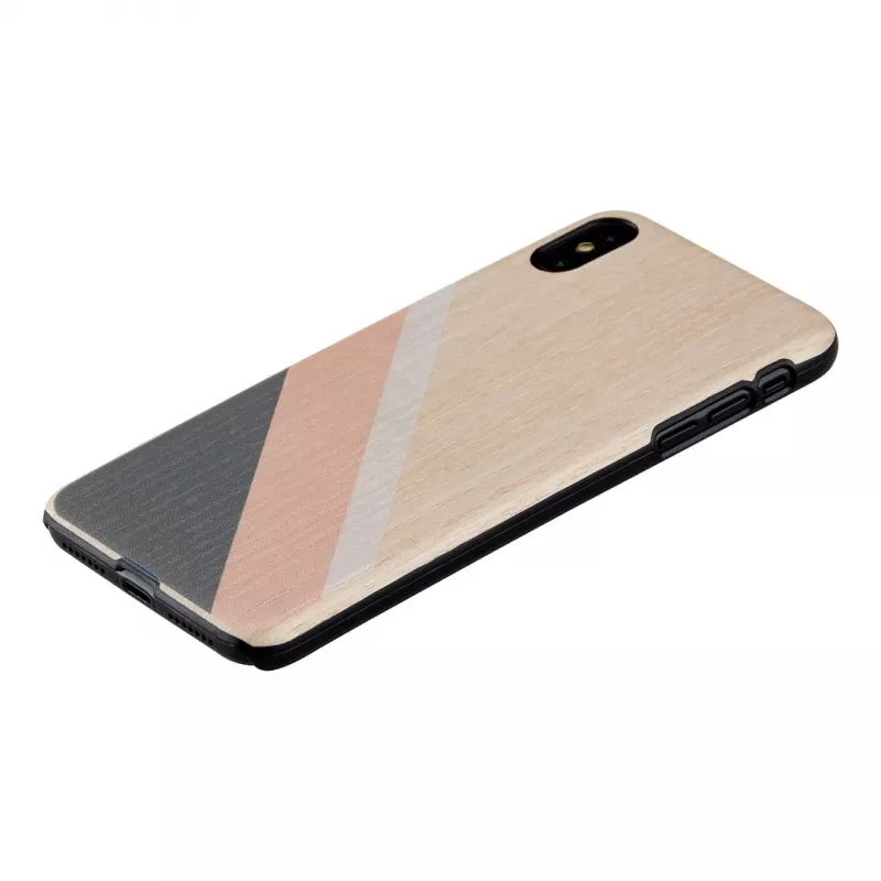 Funda para smartphone man and wood para iPhone XS Max – traje rosa, negro