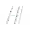DIGITUS DN-19 ORG-42U canales verticales pasacables para racks de 42U (2 uds., gris)