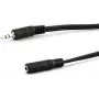 Cable alargador de audio e p B 125/5 LOSE — conector macho de 3,5 mm a conector hembra de 3,5 mm, 5 m, negro