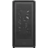 Caja de PC semitorre Cooler Master MasterFrame 600 Mesh — negra, compatible con ATX/EATX, 2x200 mm ventiladores frontales, soporte para ventiladores frontales/laterales, 2x bahías 3,5