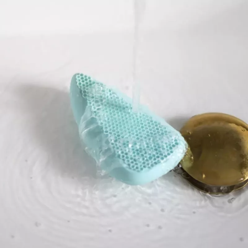 Cepillo de limpieza facial Homedics FAC-350-EUA Honeycomb Silicon, cabezal de silicona con celdas para una limpieza suave