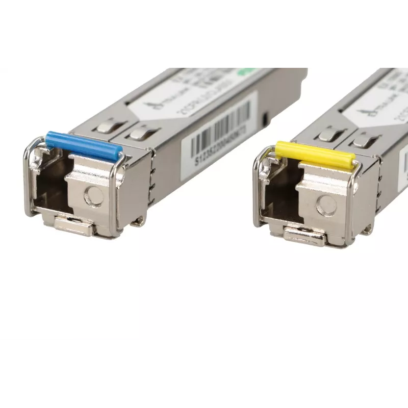 Módulo SFP WDM Extralink 1,25G, 1,25Gbps, 1310/1550nm, monomodo, 20km, LC, DOM, par, diseñado para HP/Aruba