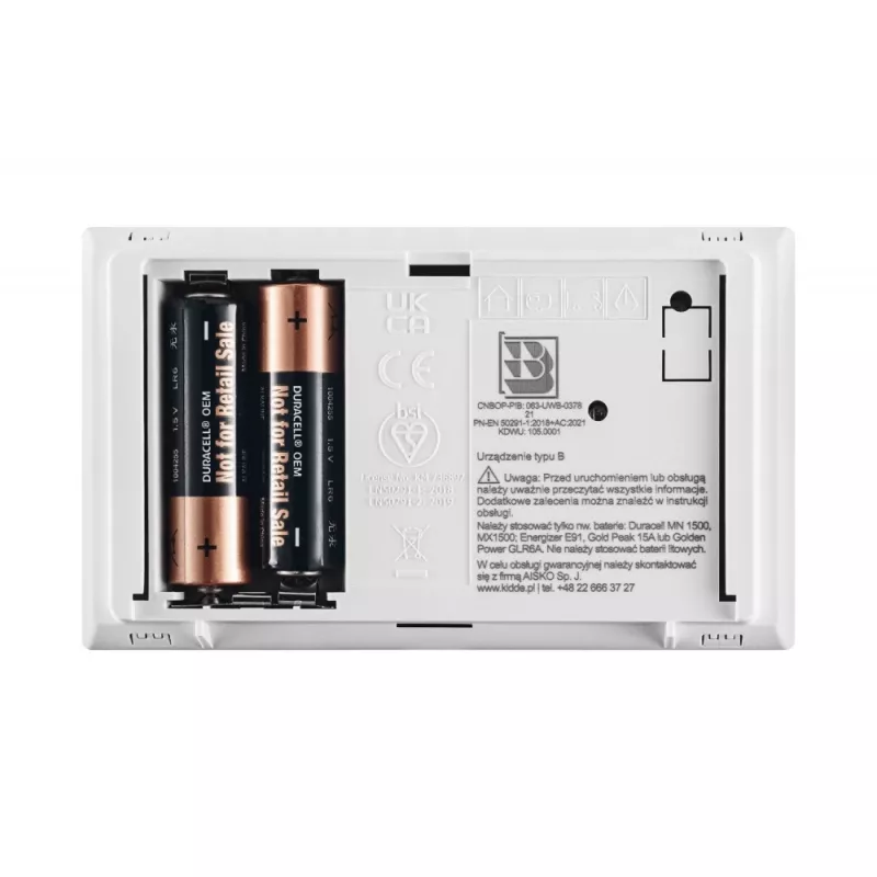 Detector de monóxido de carbono Kidde K7DCO con pantalla blanco