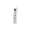 Regleta Lanberg PS1-04E-0150-W 1,5 m 4 tomas AC para interiores blanco