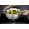 GEFU colador de cocina PREMIO G-28132, 27 cm malla de acero inoxidable, colador de mano