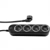 Regleta de enchufes Shelly Plug & Play PS4 Gen4 — 4 enchufes, 12 A por enchufe