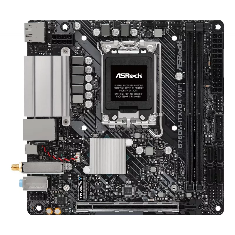Placa base ASRock B760M-ITX/D4 WiFi Intel B760 LGA 1700 mini ITX