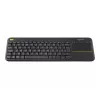 Teclado inalámbrico Logitech Wireless Touch Keyboard K400 Plus - teclado - inalámbrico - 2,4 GHz - suizo - negro