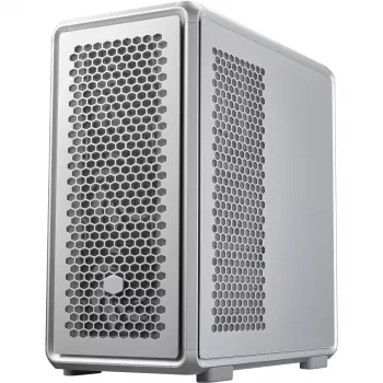 Caja de PC Cooler Master MasterFrame 600 Midi Tower Plata — ATX/Micro-ATX/ITX, cristal templado, compatible con 3x ventiladores frontales de 140 mm