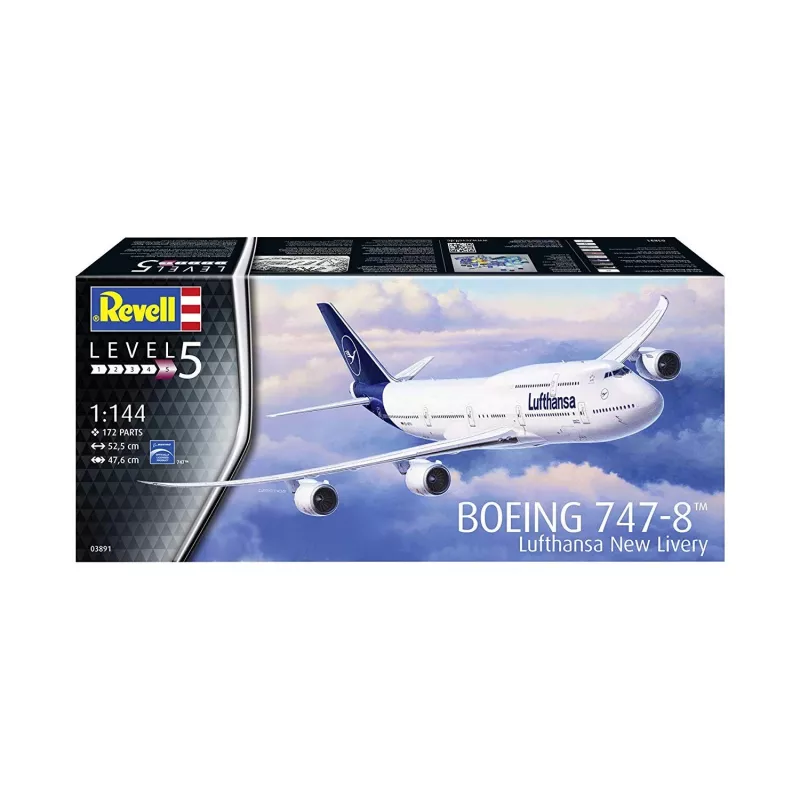 Avión Revell Boeing 747-8 Lufthansa New Livery