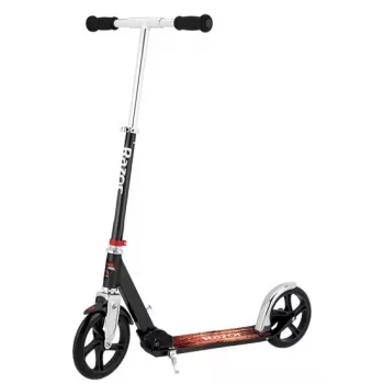 Patinete Razor A5 Lux — aluminio, ruedas de poliuretano de 20 cm, plegable, altura ajustable, carga máx. 100 kg, negro