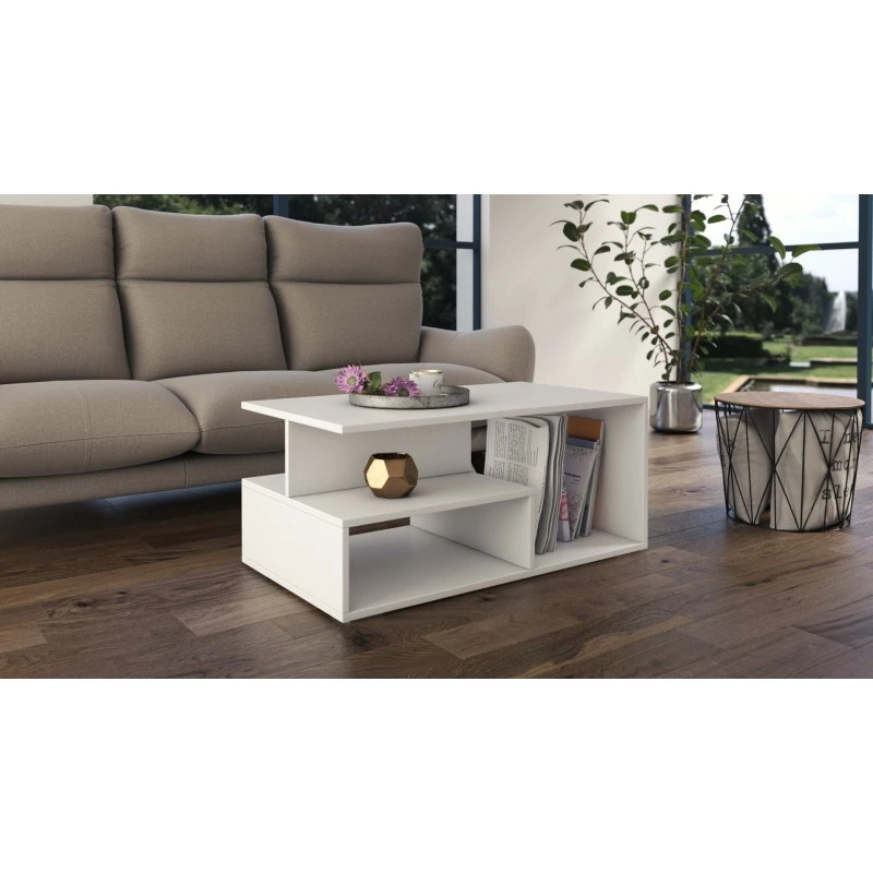 Mesa de centro Topeshop PRIMA BIEL mesa auxiliar / mesa esquinera de centro forma libre 1 pata