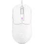 LORGAR MSA10, ratón gaming Advanced Ultralight con cable, blanco