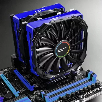 Pieza de refrigeración para PC Cryorig CR-CCI — accesorio ABS azul para R1 Universal / R1 Ultimate (140×23×131 mm)