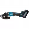 Amoladora angular a batería GA008GM201 XGT, 40Voltios (azul/negro, 2x batería Li-Ion XGT 4,0Ah, MAKPAC tamaño 4)