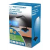 Esperanza ELD105K Mimosa lámpara de escritorio LED, 3 W, negra