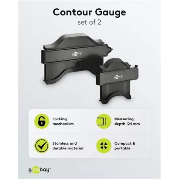 Goobay galga de contornos, set de 2 (61668)
