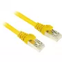 Cable de red Sharkoon RJ-45 Cat6 3 m amarillo