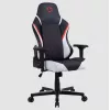 Silla gaming Onex FX8 — asiento ergonómico con espuma moldeada, regulable en altura e inclinable, negro/rojo/blanco