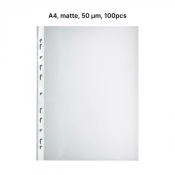 AD Class fundas transparentes Orange Peel A4 50 micras, paquete de 100 uds.