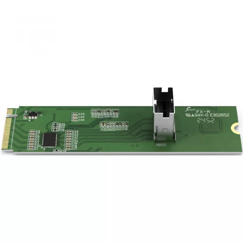 ICY DOCK - Adaptador de SSD M.2 NVMe PCIe 4.0 a 1 x SlimSAS 4i con Redriver