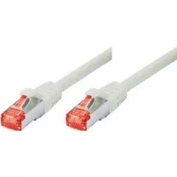 Tecline exertis Connect - Cable de red - RJ-45 (M) a RJ-45 (M) - 15 m - Cable SSTP - CAT 6 - Libre de halógenos - gris (71515)