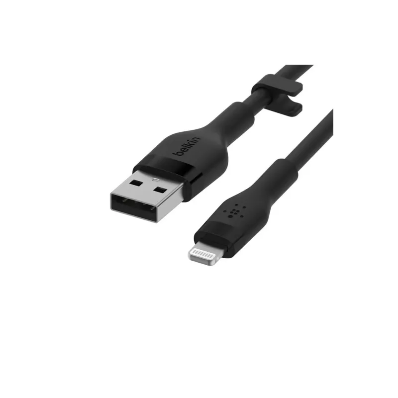 Belkin BOOST CHARGE Flex cable USB-A a Lightning CAA008BT1MBK, 1 m, negro