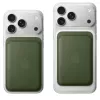 Cartera para tarjetas Apple iPhone FineWoven con MagSafe verde musgo Microtwill