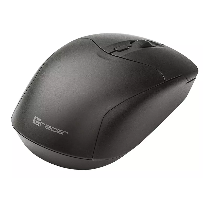 Tracer Boss RF Nano Ratón óptico inalámbrico, 1600 DPI, negro