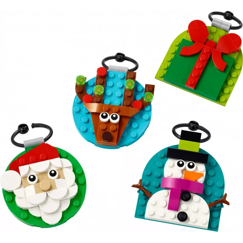 Bricks Iconic 40744 surtido de adornos navideños