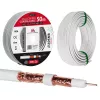 Cable coaxial Maclean MCTV-471 RG-6/U 50 m blanco