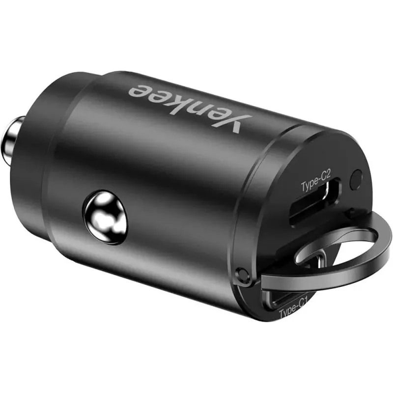 Cargador de coche YENKEE CAR 01 Power Delivery 30W 2×USB-C