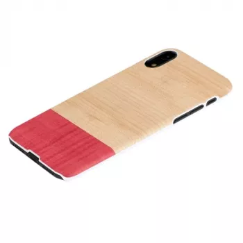 Funda para móvil man and wood para iPhone XR — miss match blanco